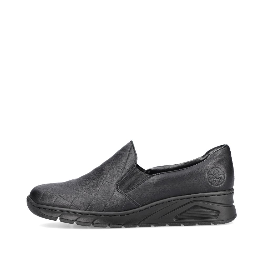 Rieker Women's Slippers - Deep Black
