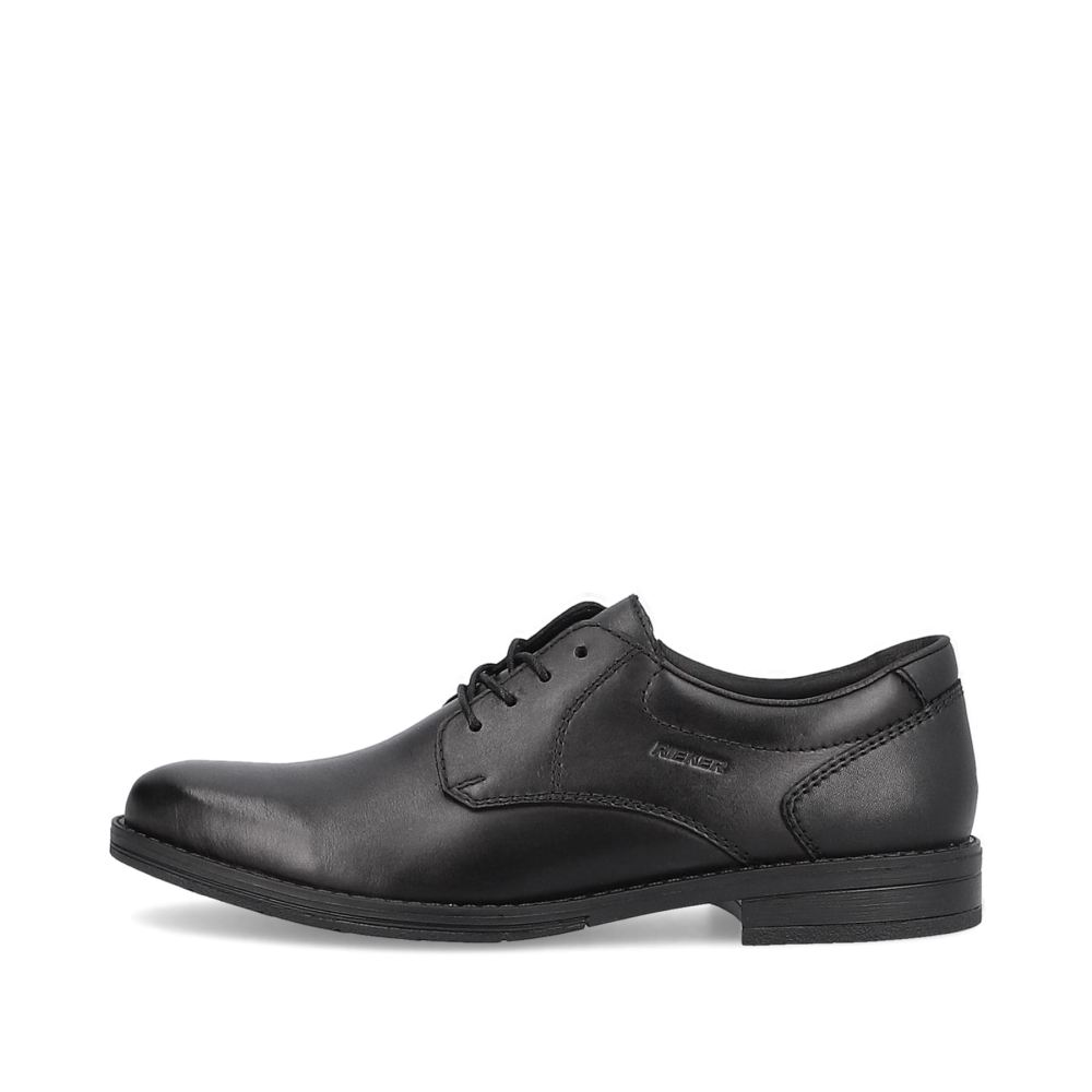 Rieker Men's Lace-Up Shoes Midnight Black