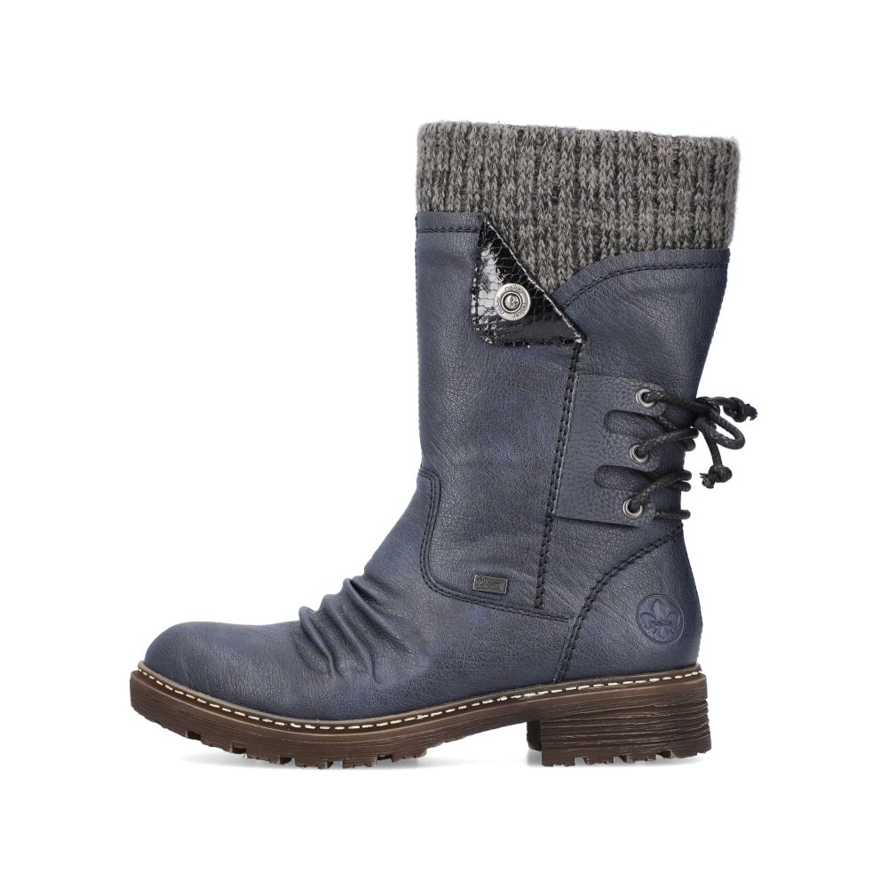Rieker Women's Ankle Boots - Slate Blue
