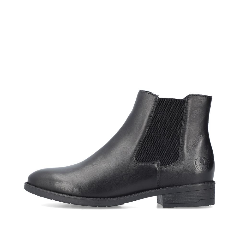 Rieker Women's Chelsea Boots - Deep Black