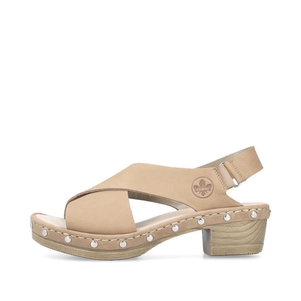 Rieker Women's Strappy Sandalslight Beige