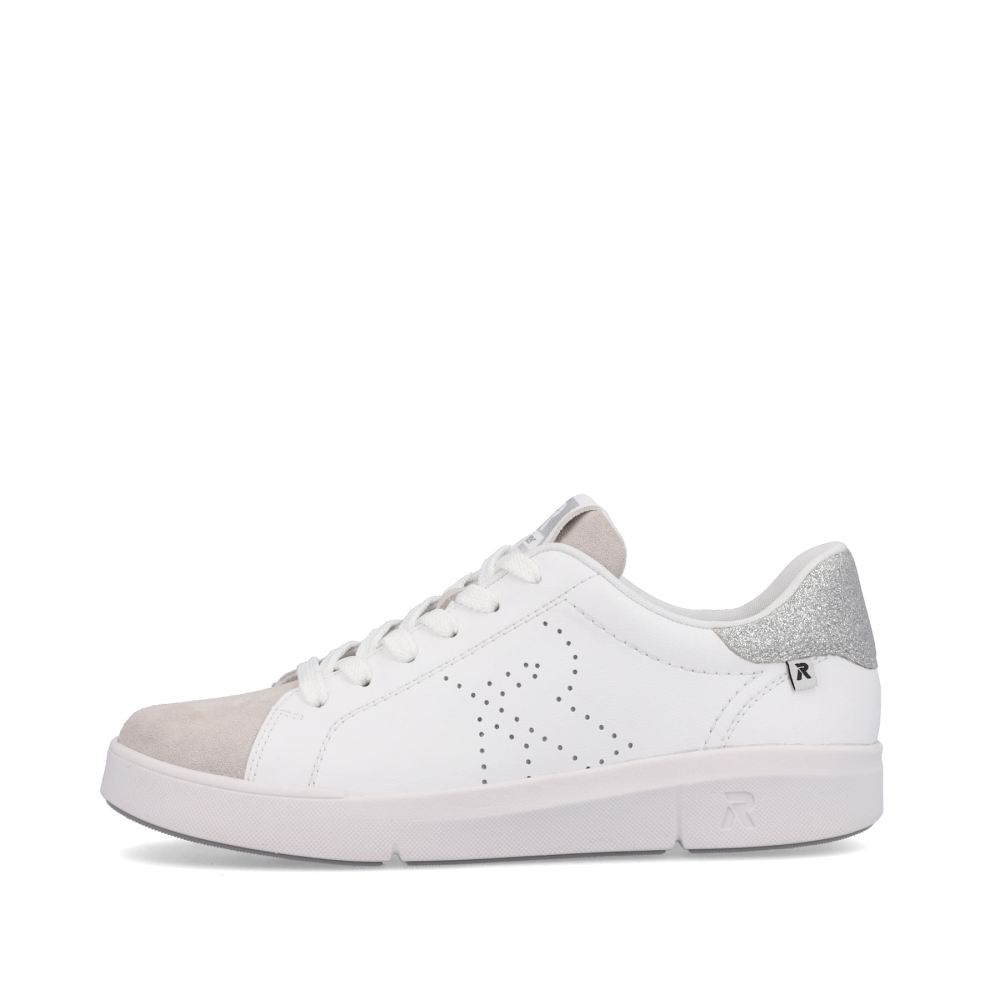 Rieker Evolution Women's Low Sneakers - Swan-Whitebeige