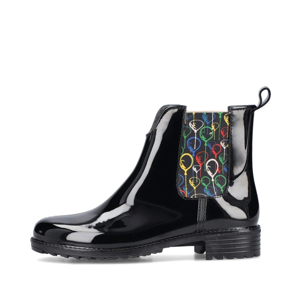 Rieker Women's Chelsea Boots - Glossy Black