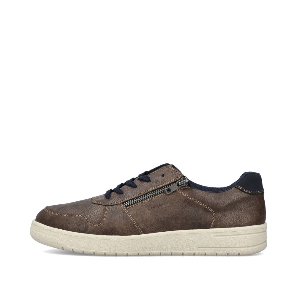 Rieker Men's Low Sneaker Earth Brown