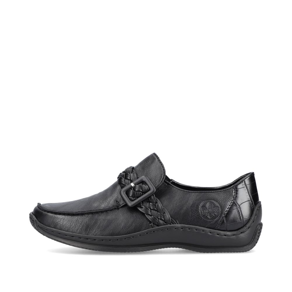 Rieker Women's Slippers Midnight Black