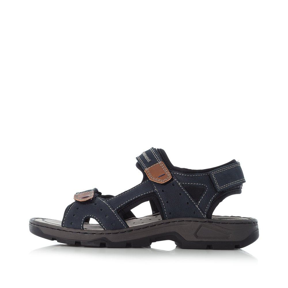Rieker Men's Trekking Sandals - Sea Blue