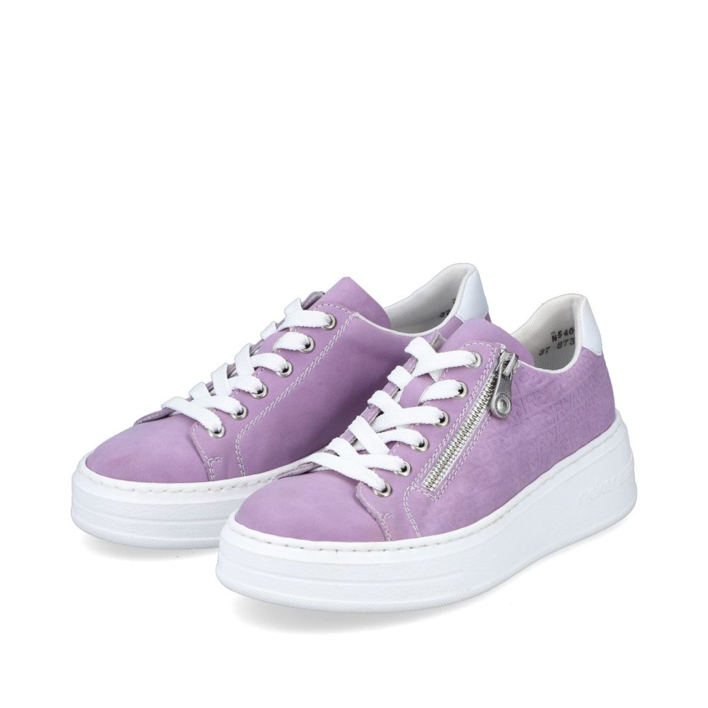 Rieker Women's Low-Top Sneakers - Lilac