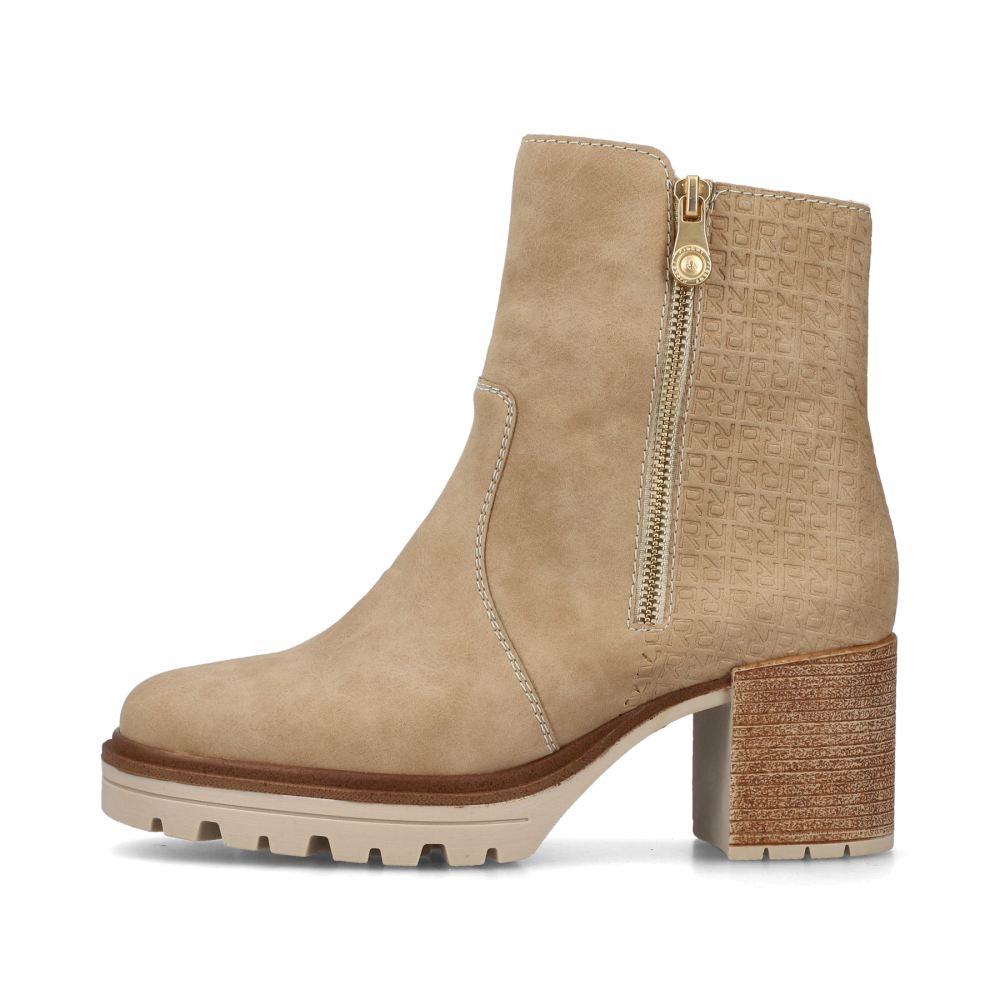 Rieker Women's Ankle Boots Sand Beige