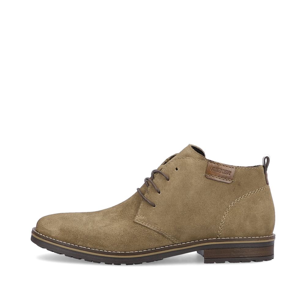 Rieker Men's Lace-Up Shoes - Khaki Green