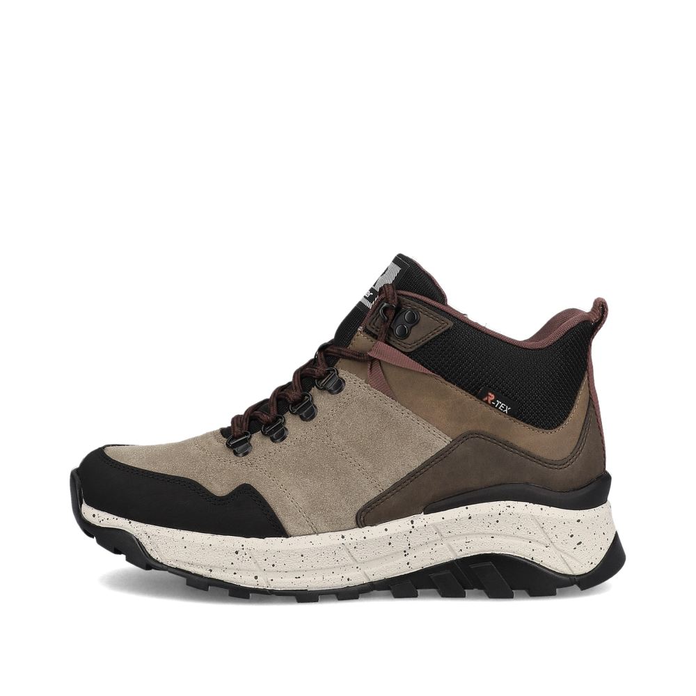 Rieker Evolution Women's High-Top Sneakers - Chocolate Brown
