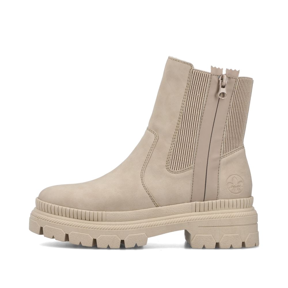 Rieker Women's Chelsea Bootschampagne