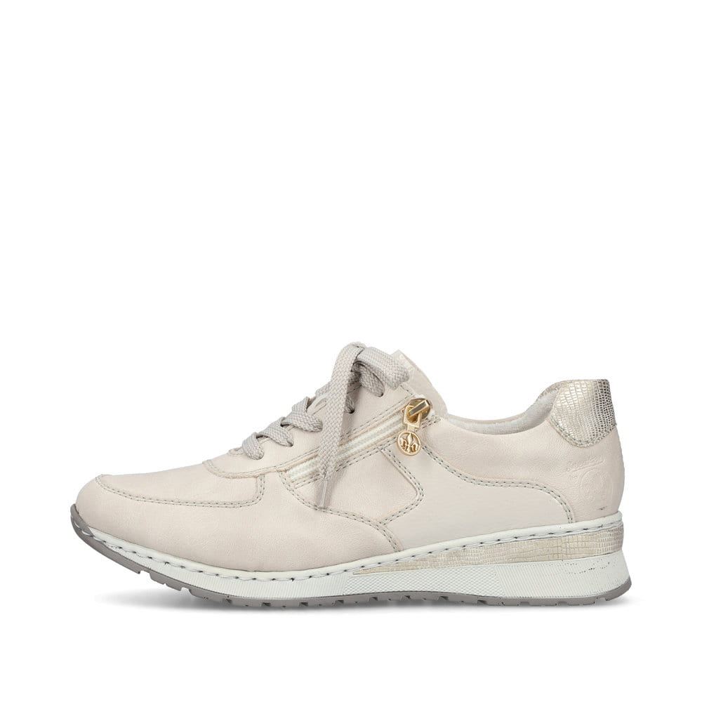 Rieker Women's Low-Top Sneakers - Cream White
