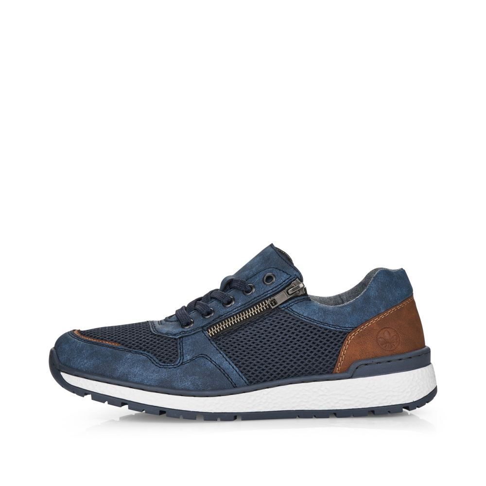 Rieker Men's Sneaker Low Pacific Blue