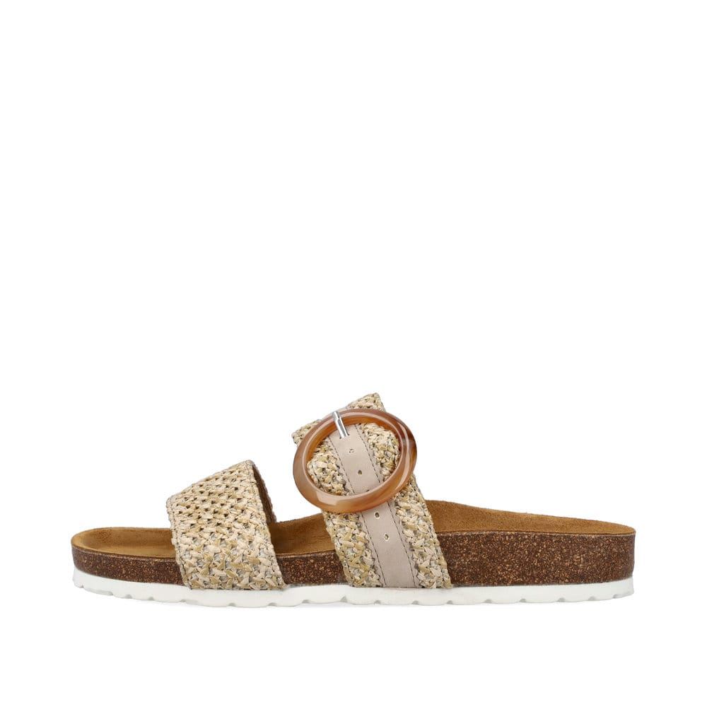 Rieker Women's Mules Sand Beige