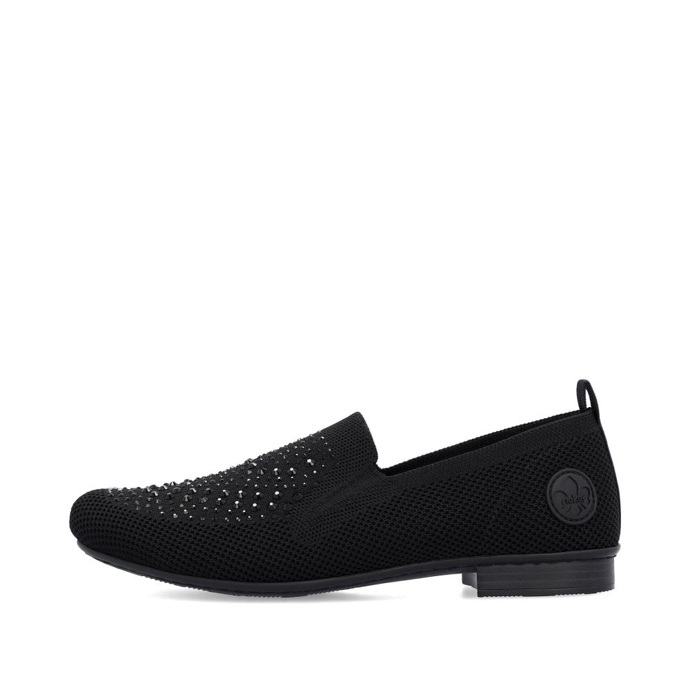 Rieker Women's Slippers - Deep Black