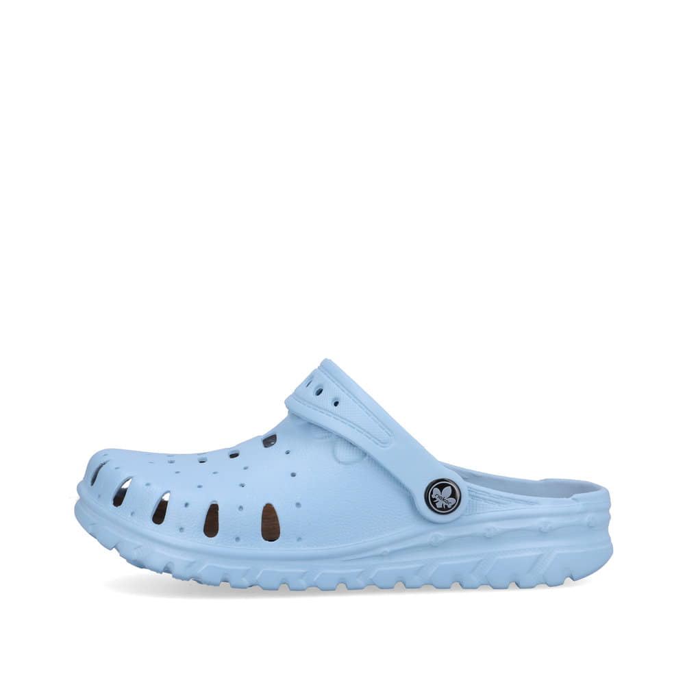 Rieker Women's Clogs Sky Blue