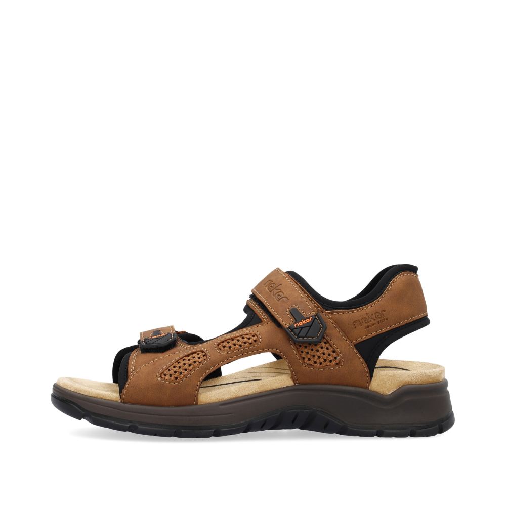 Rieker Men's Trekking Sandalswood Brown