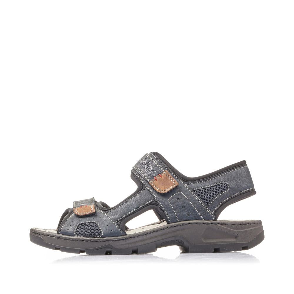 Rieker Men's Trekking Sandals Ocean Blue