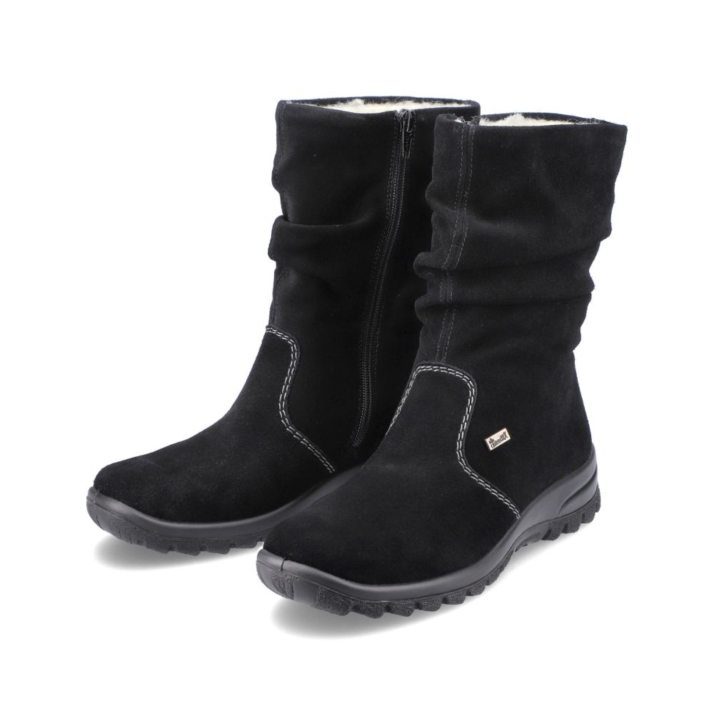 Rieker Women's Ankle Boots - Midnight Black