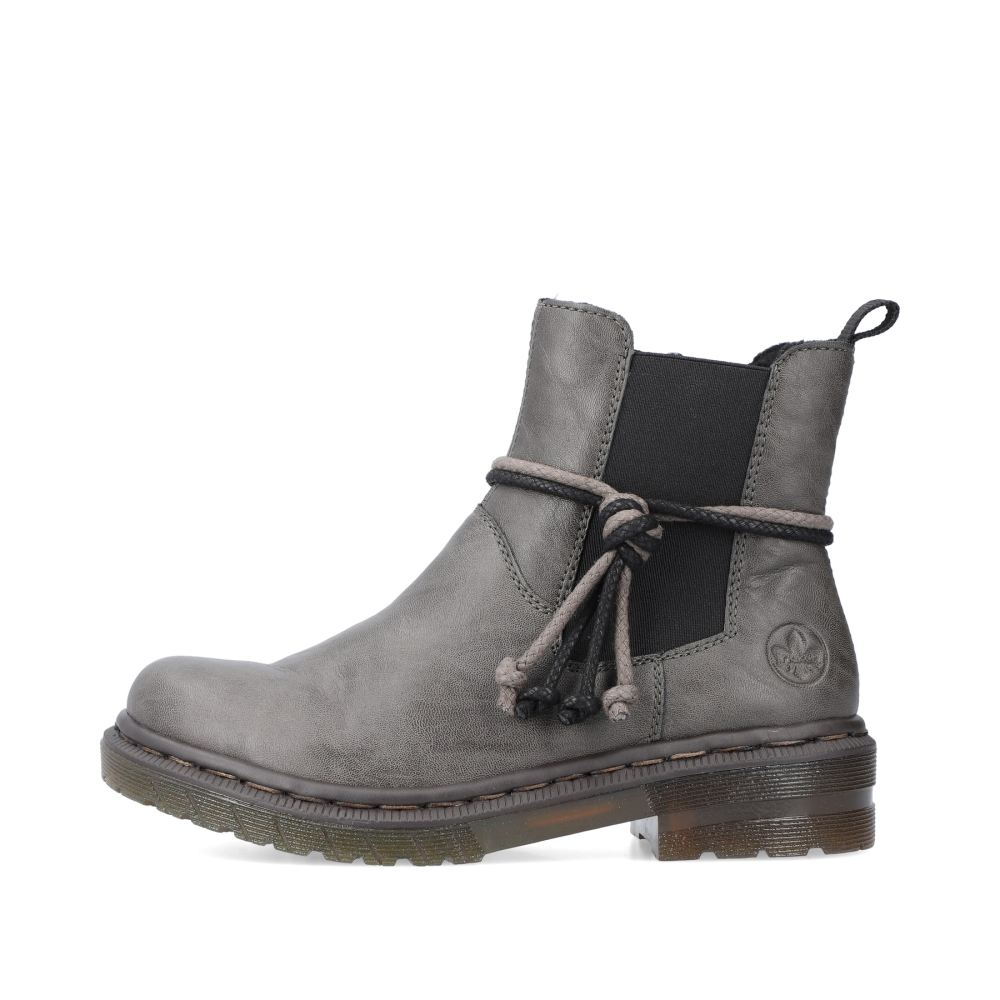 Rieker Women's Chelsea Boots - Silver Gray