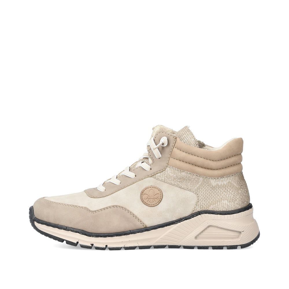 Rieker Women's Lace-Up Shoes - Light Beige