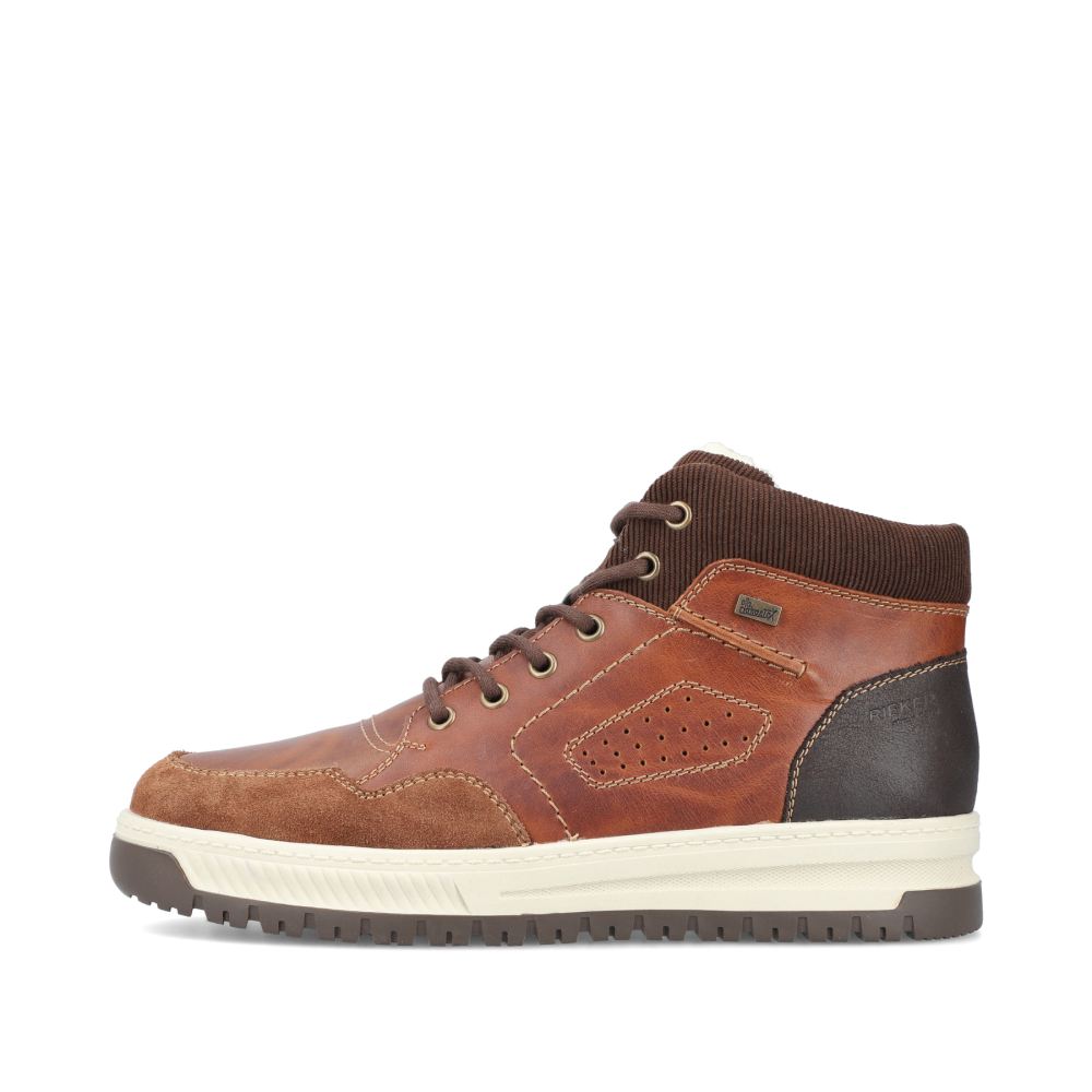 Rieker Men's Lace-Up Bootsfox Brown