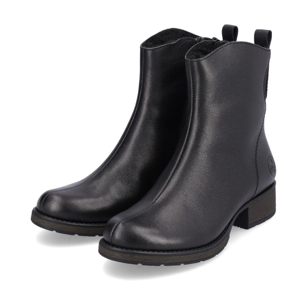 Rieker Women's Ankle Boots - Midnight Black