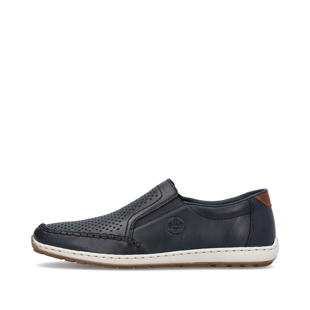Rieker Men's Slippers - Steel Blue