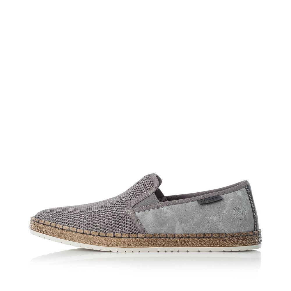 Rieker Men's Slipperssteel Gray