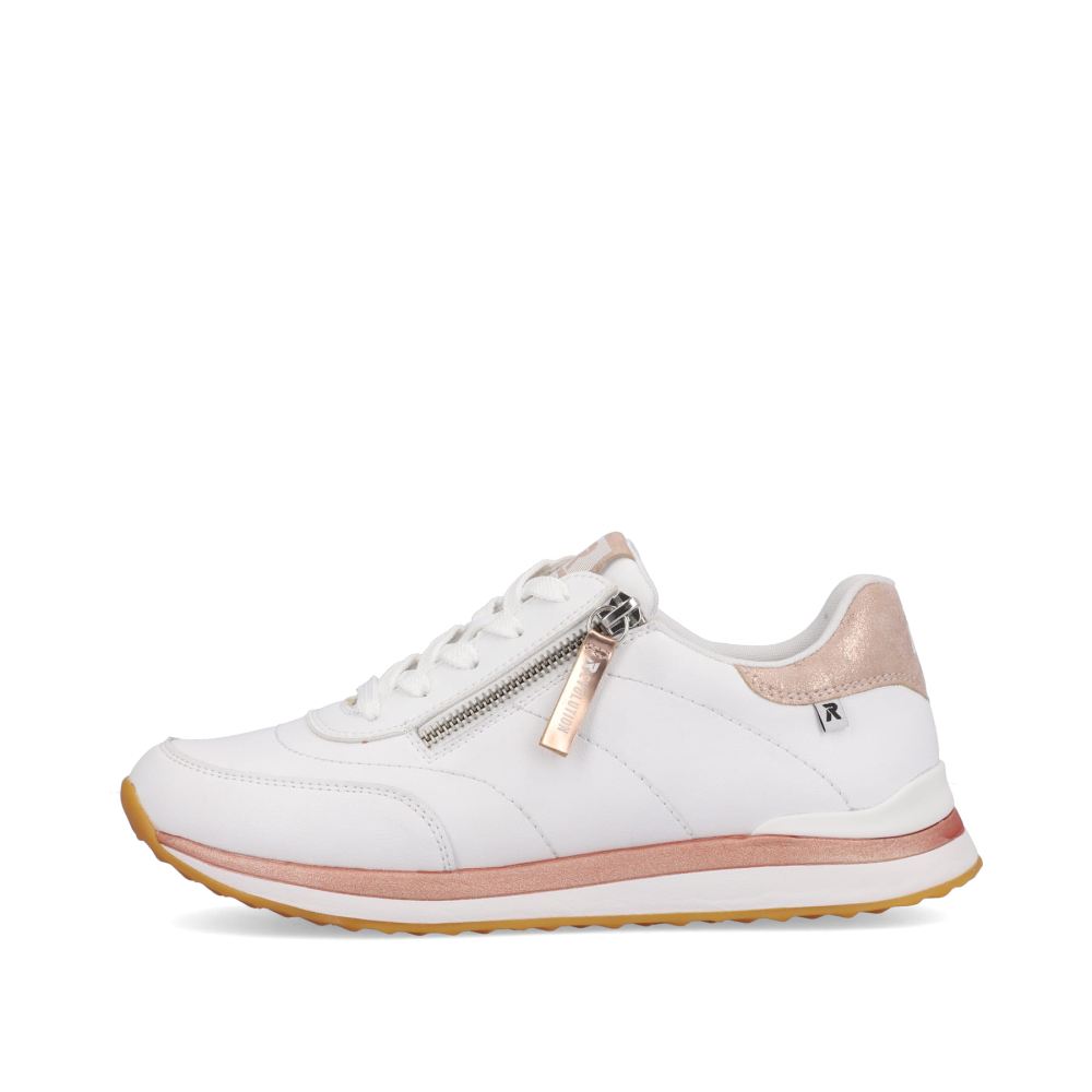 Rieker Evolution Women's Low Sneakers Swan-White Rose