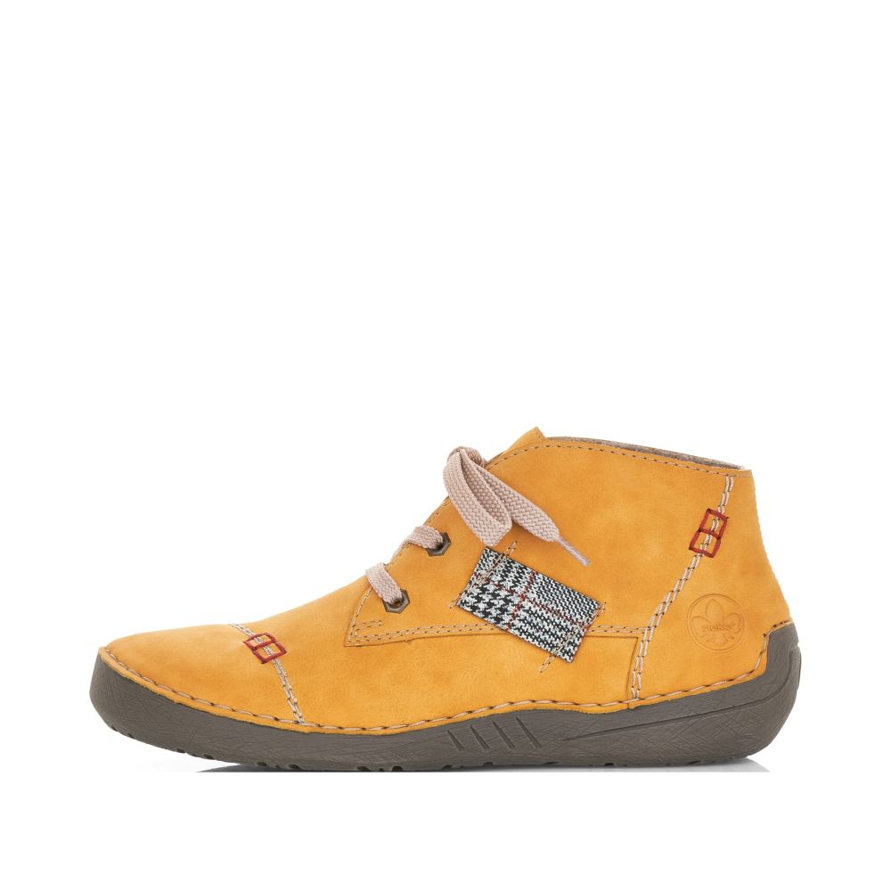 Rieker Women's Lace-Up Shoeshoney Yellow