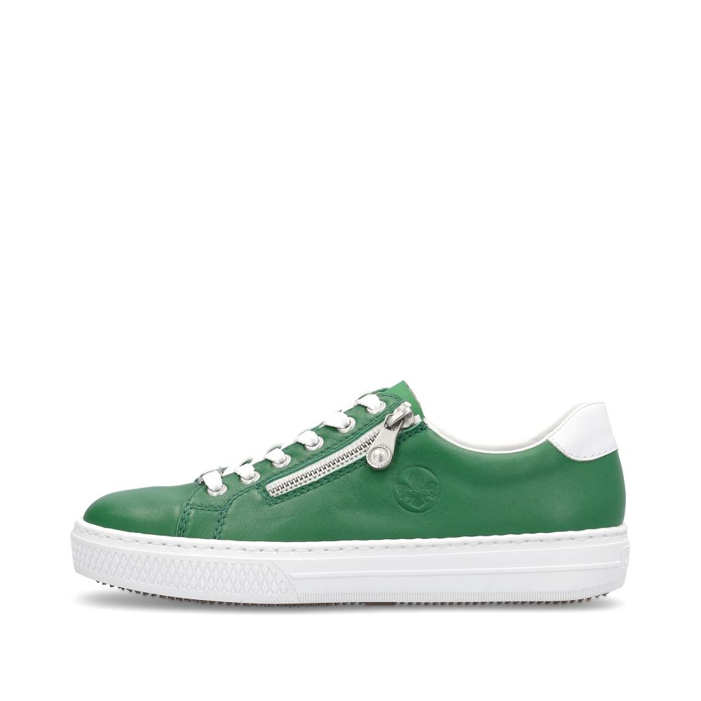 Rieker Women's Low Sneakers - Grass Green