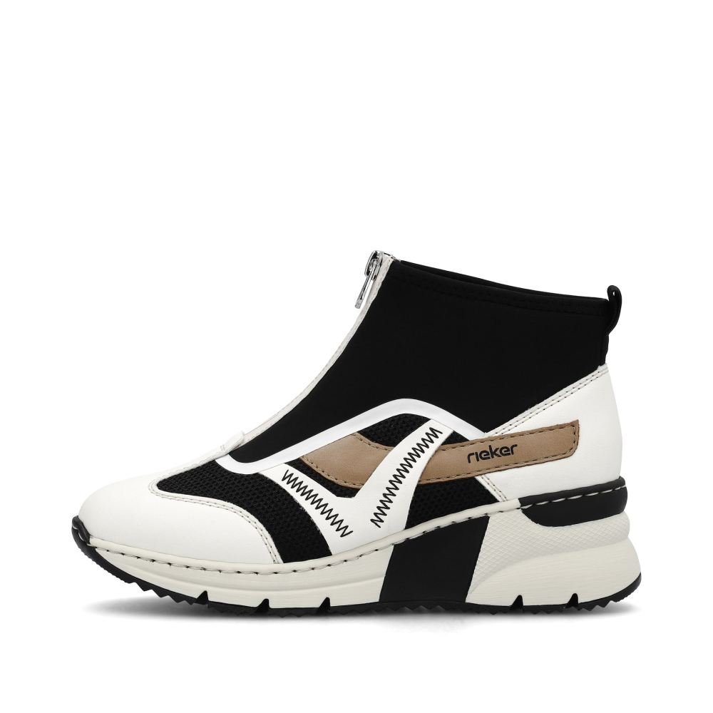 Rieker Women's High-Top Sneakersice White