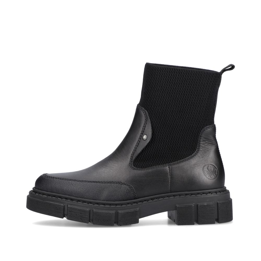 Rieker Women's Chelsea Boots - Deep Black