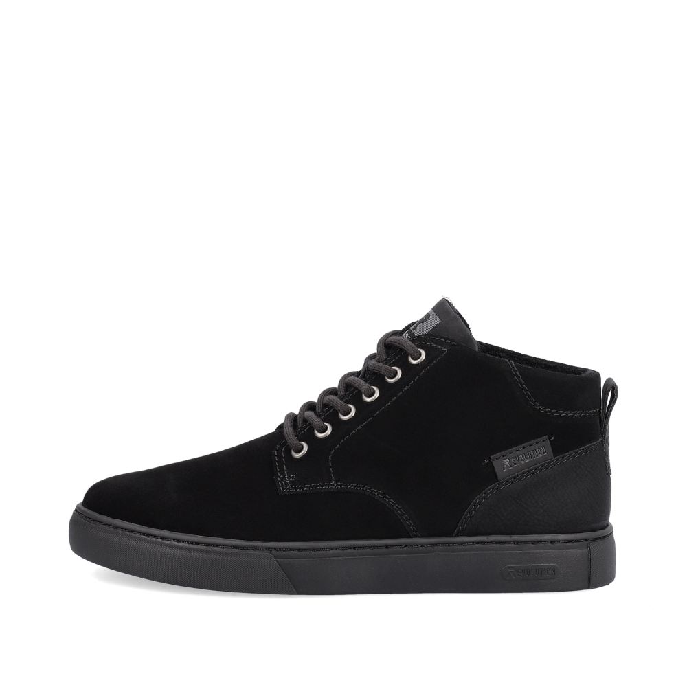 Rieker Evolution Men's Sneakers High Steel Black