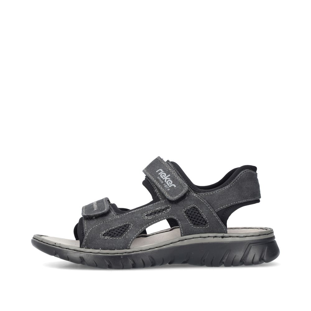 Rieker Men's Trekking Sandalsstone Gray