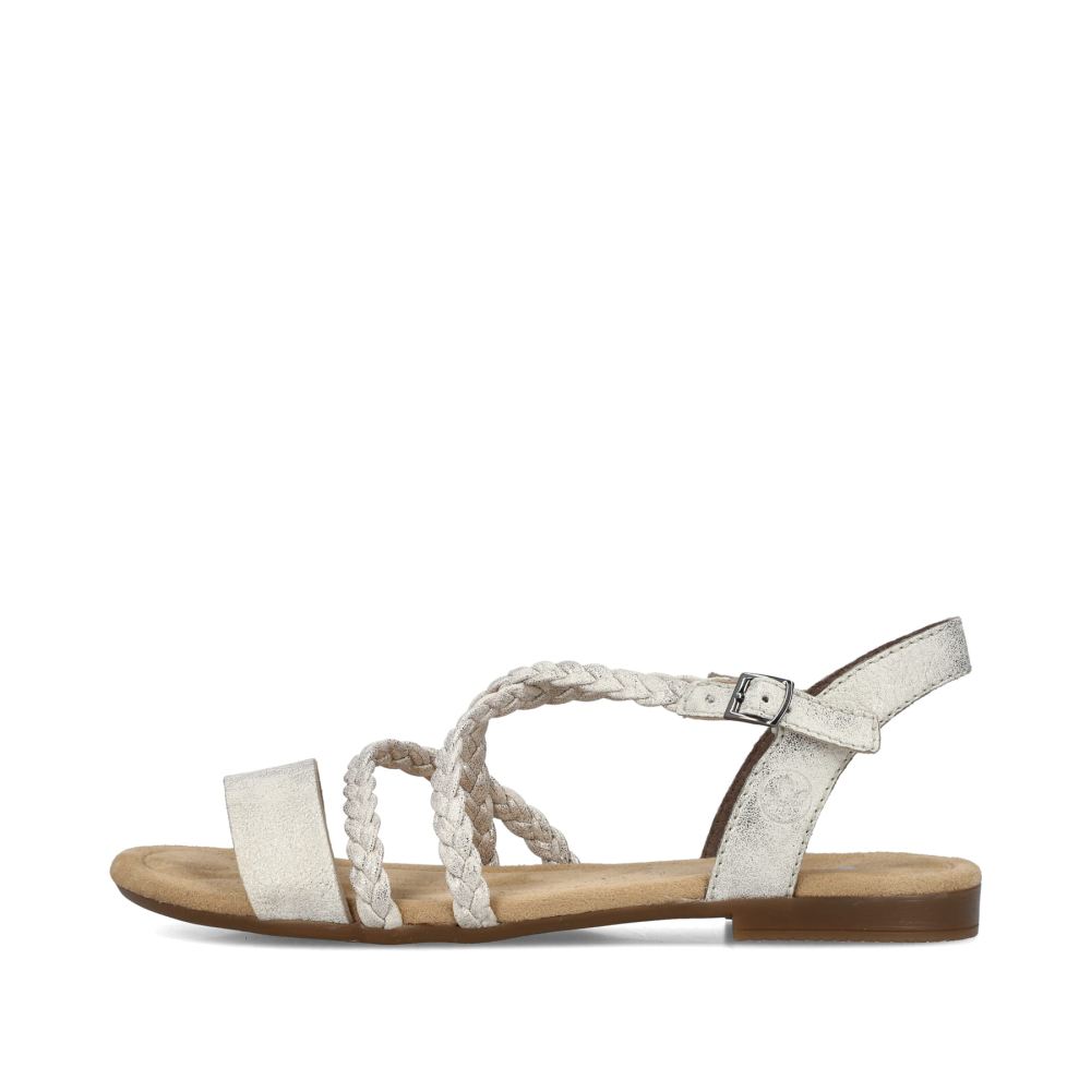 Rieker Women's Strappy Sandals - Light Beige