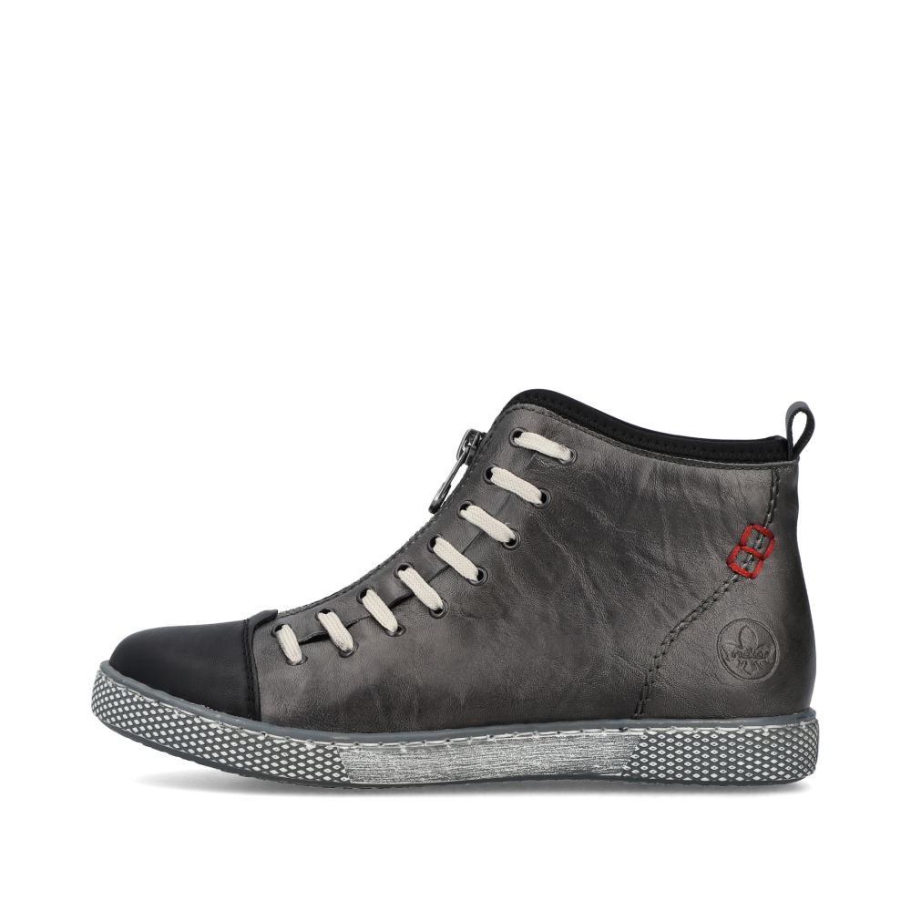 Rieker Women's Short Boots - Graphite Gray