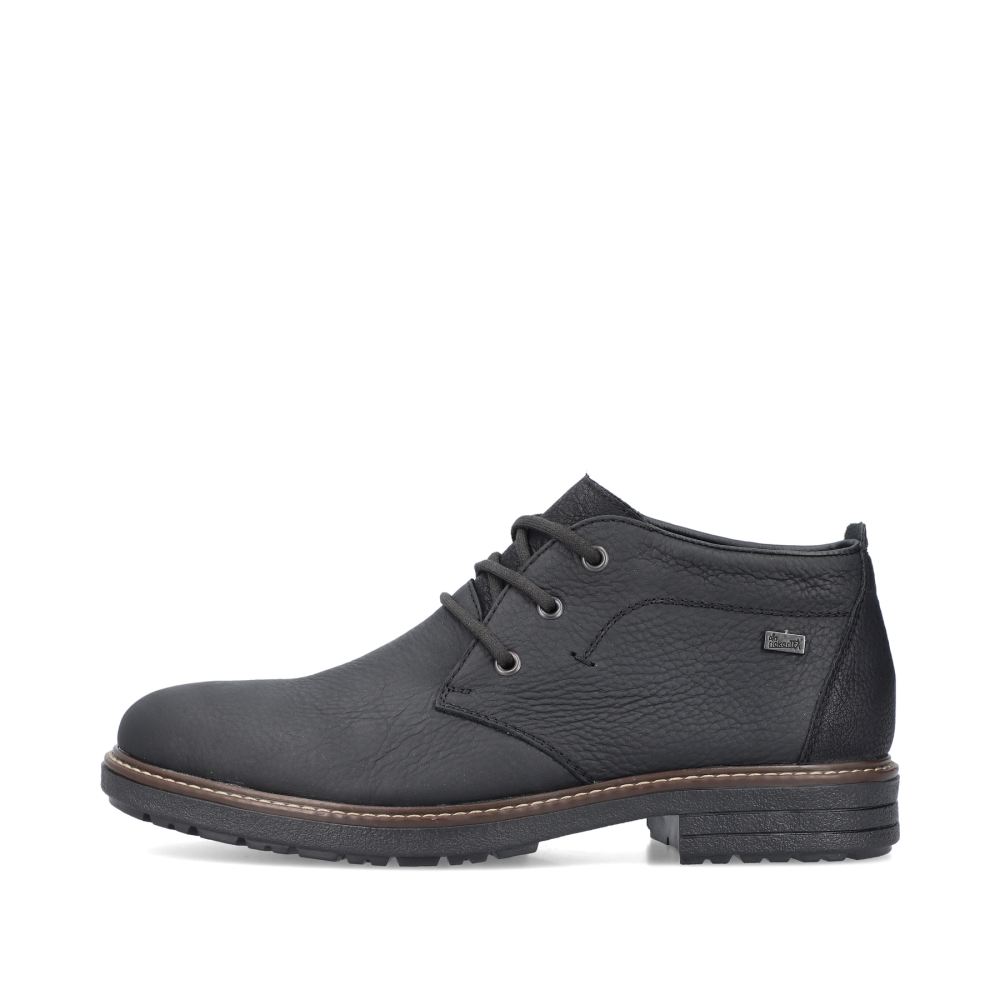 Rieker Men's Lace-Up Shoes Asphalt Black