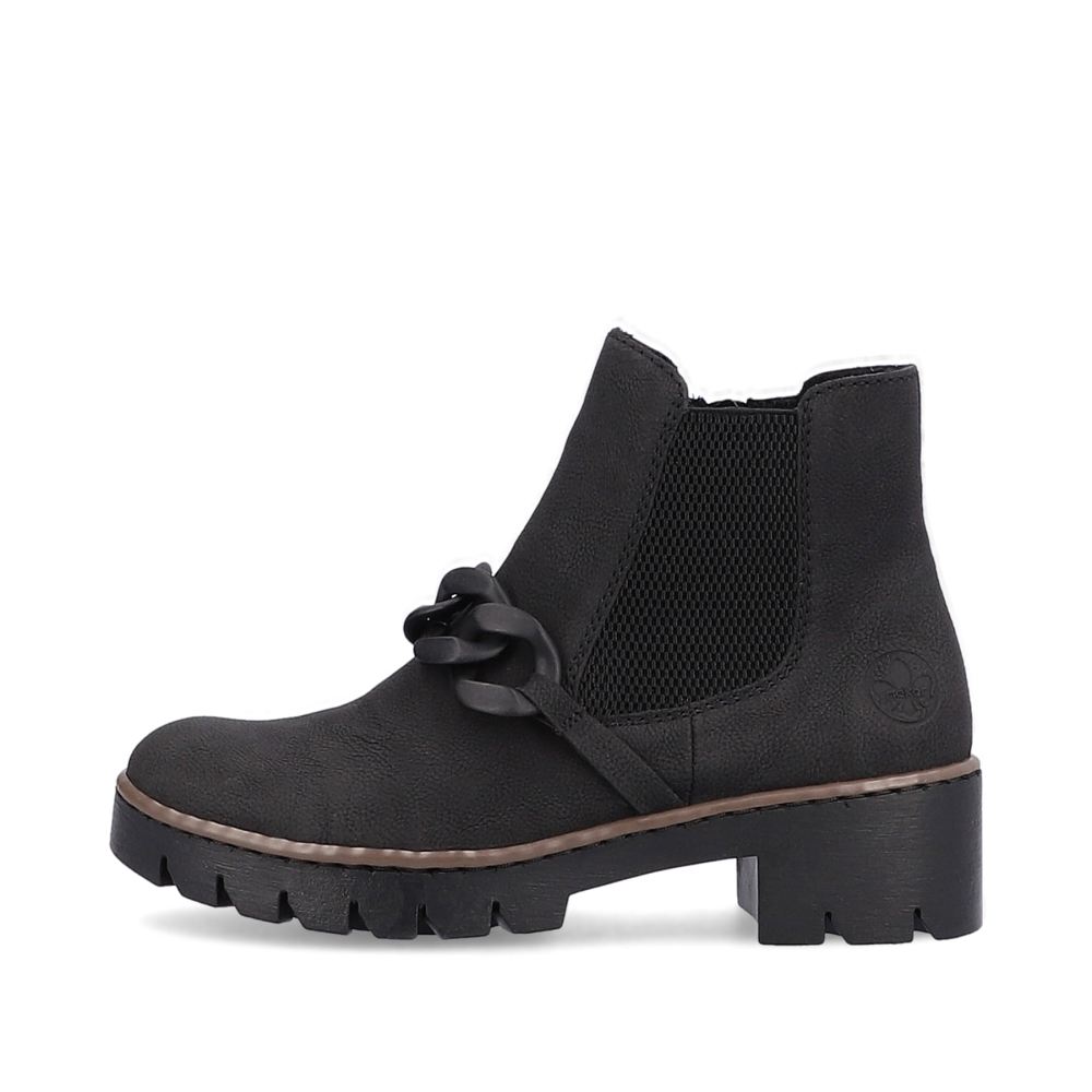 Rieker Women's Chelsea Boots - Deep Black