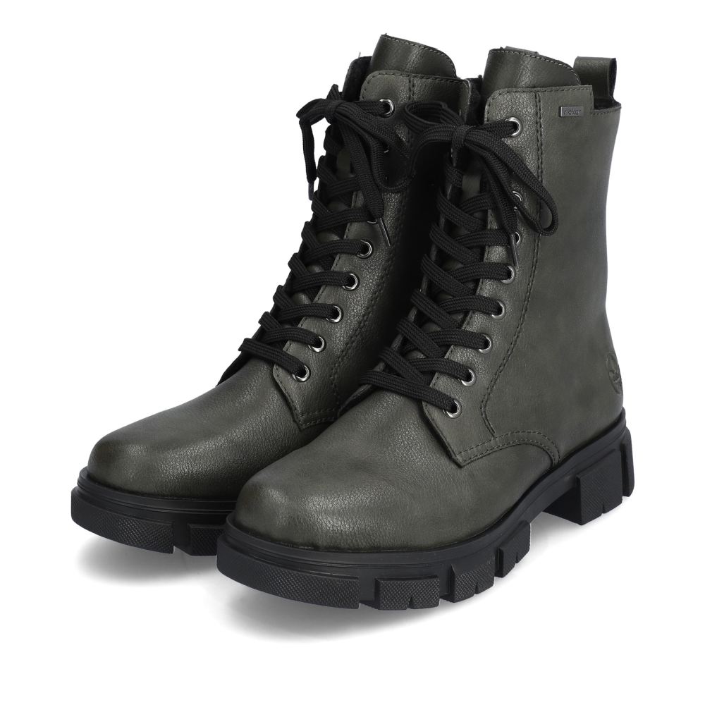 Rieker Women's Biker Boots Granite Gray