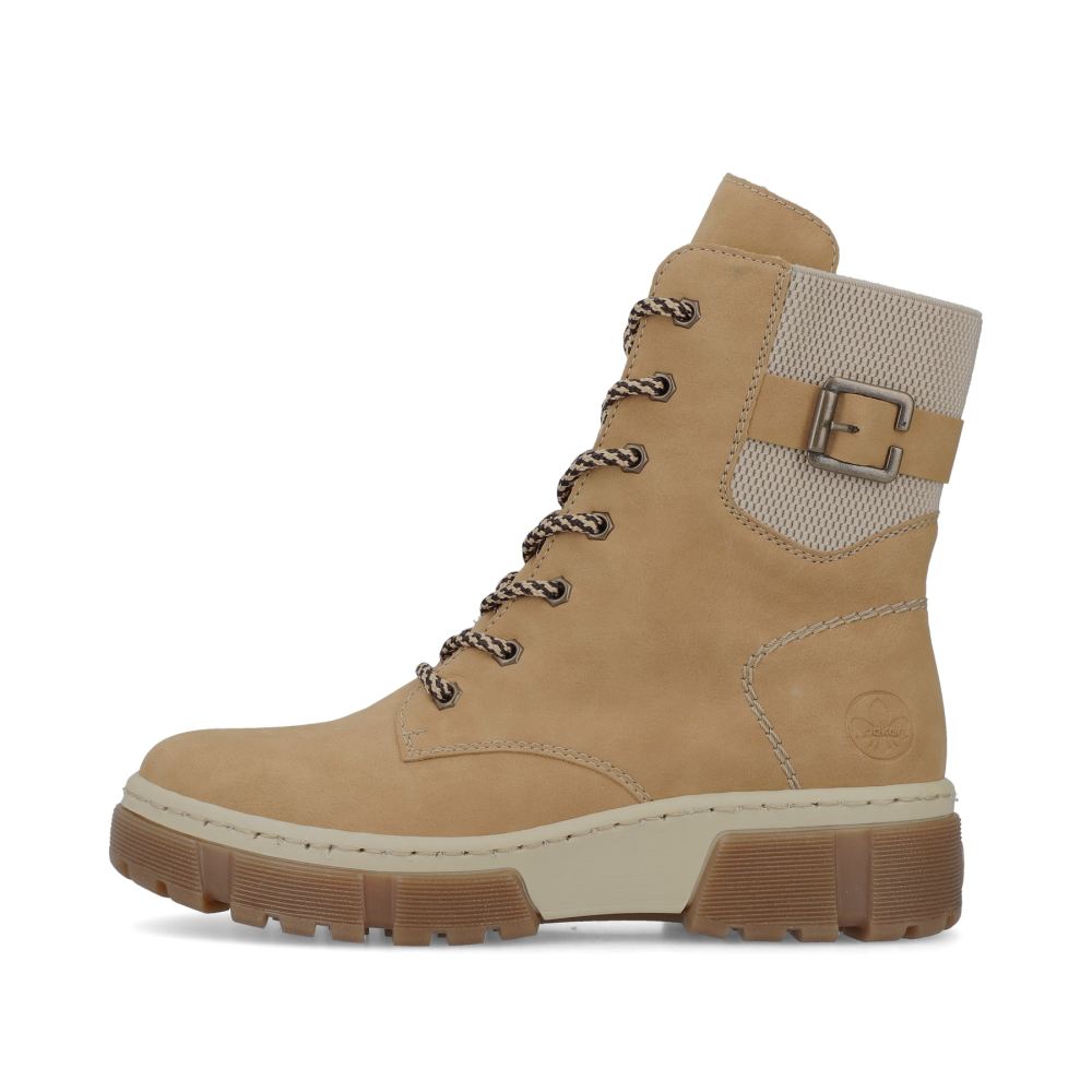 Rieker Women's Lace-Up Boots Camel Brown