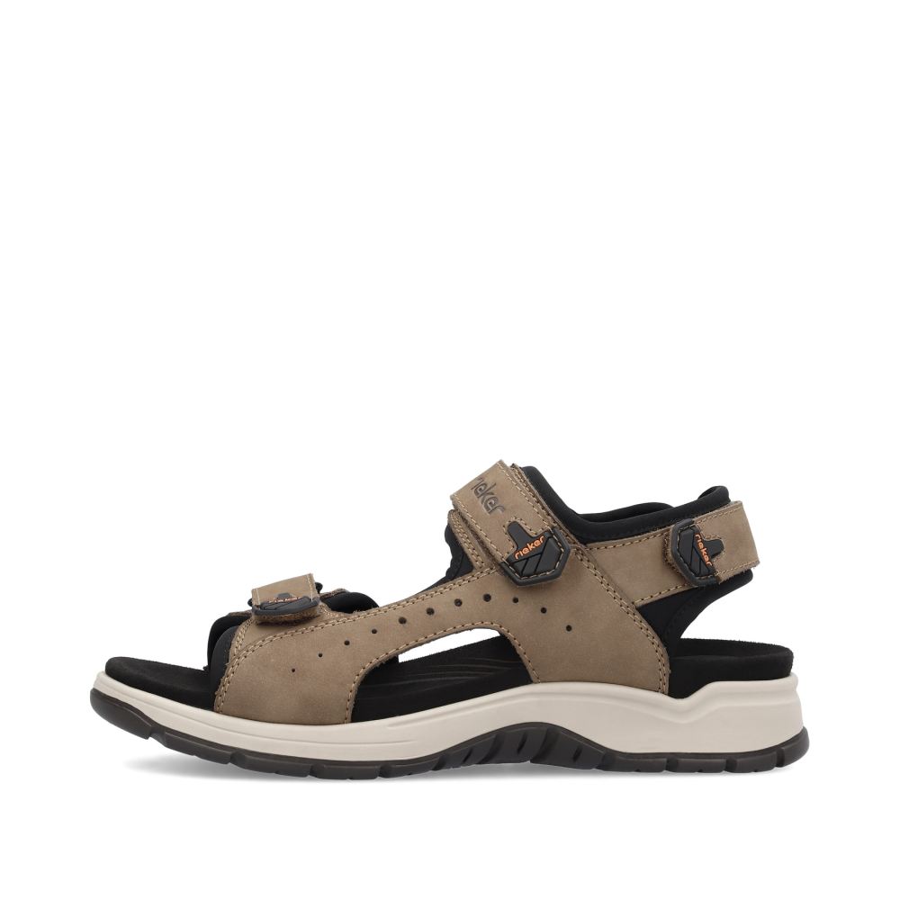 Rieker Men's Trekking Sandals - Light Brown