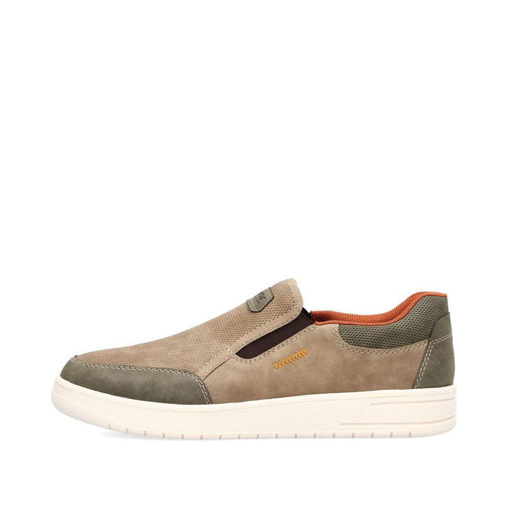 Rieker Men's Slippers - Brown-Beige