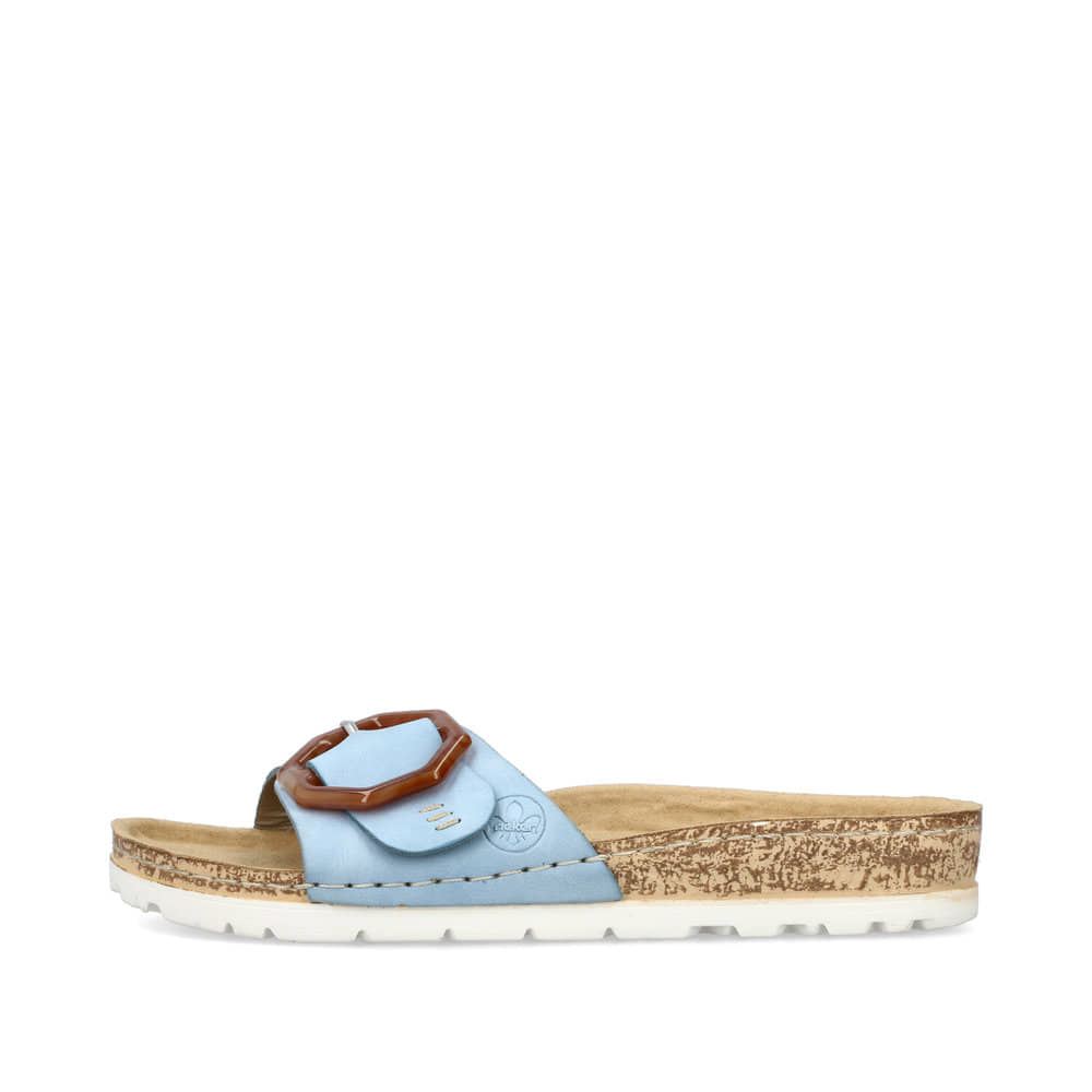 Rieker Women's Mules - Sky Blue