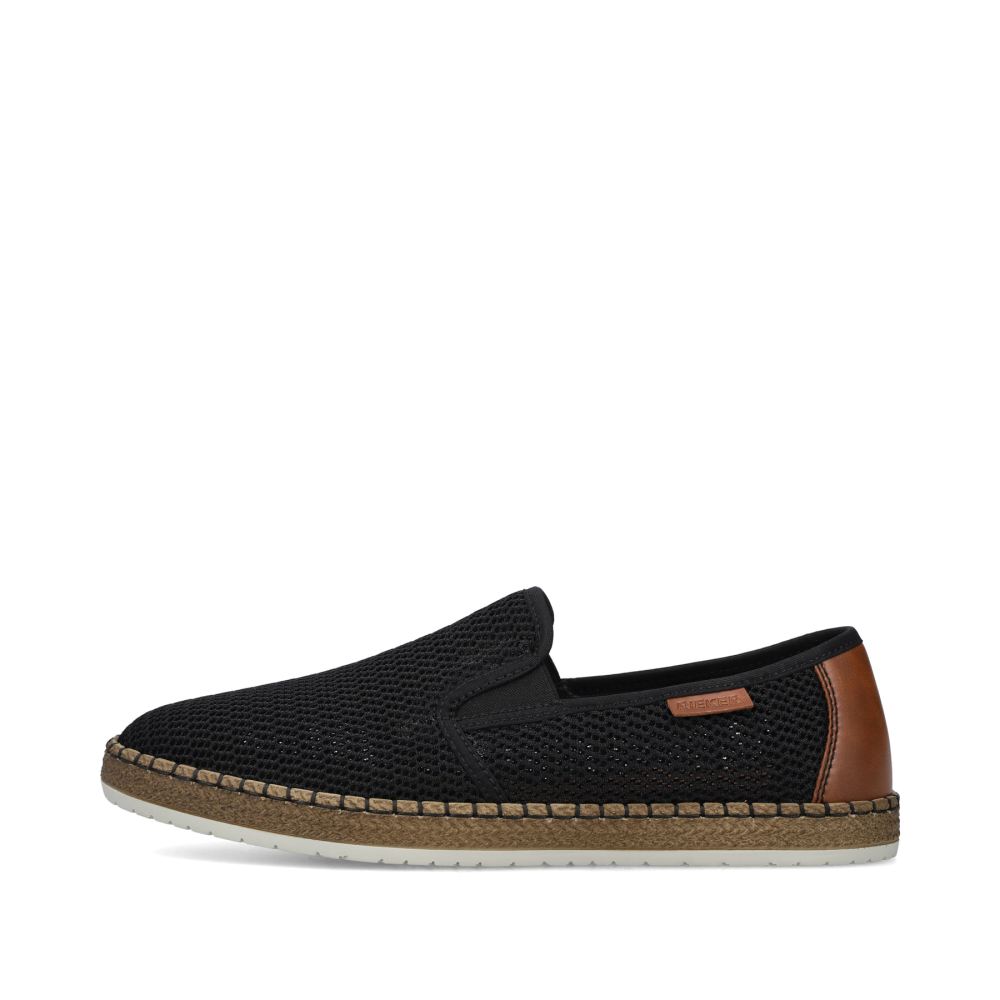 Rieker Men's Slippers - Night Black