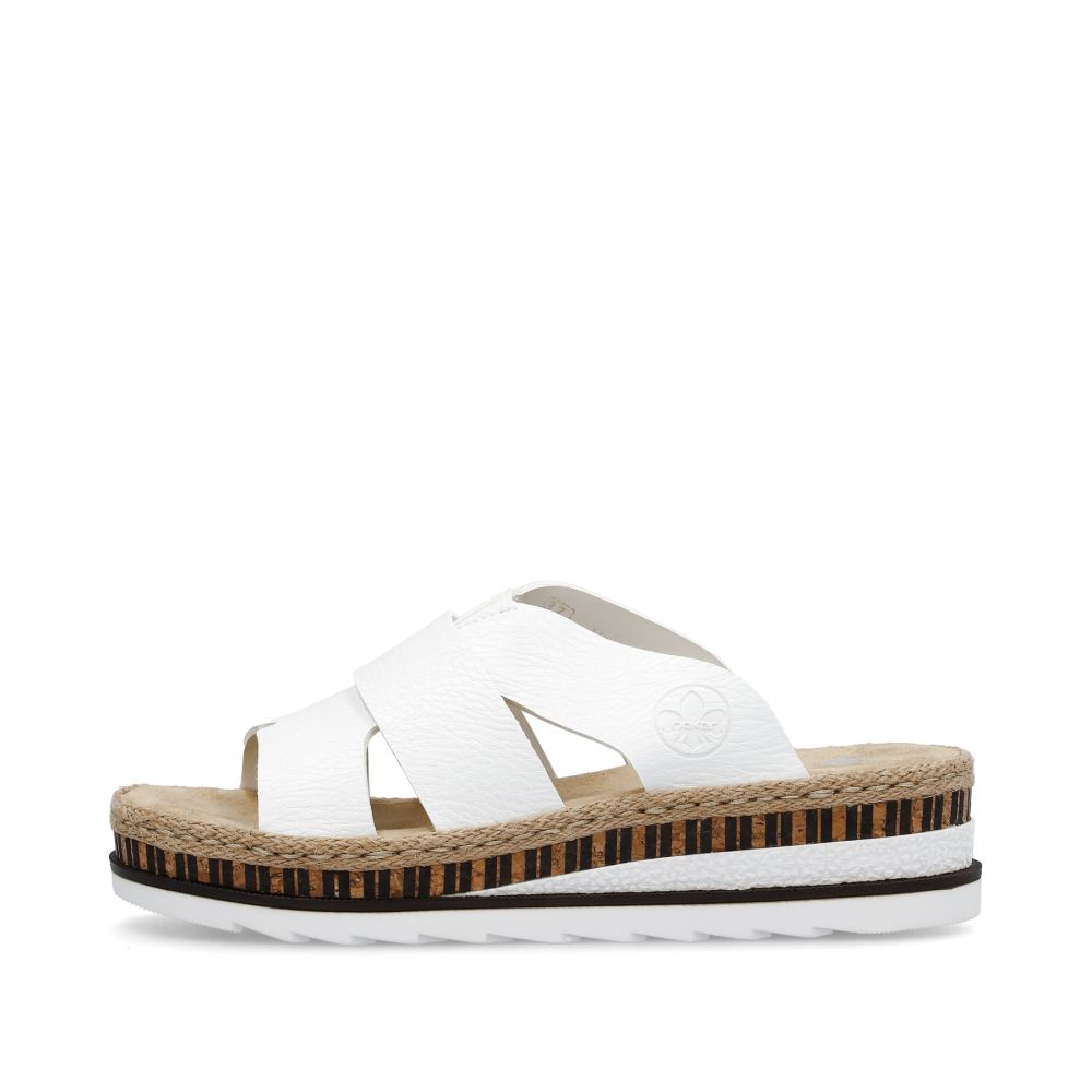 Rieker Women's Mulespure White