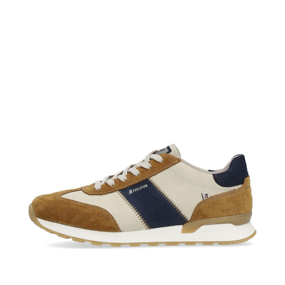 Rieker Evolution Men's Sneakerslow Clay-Beige Nougat-Brown