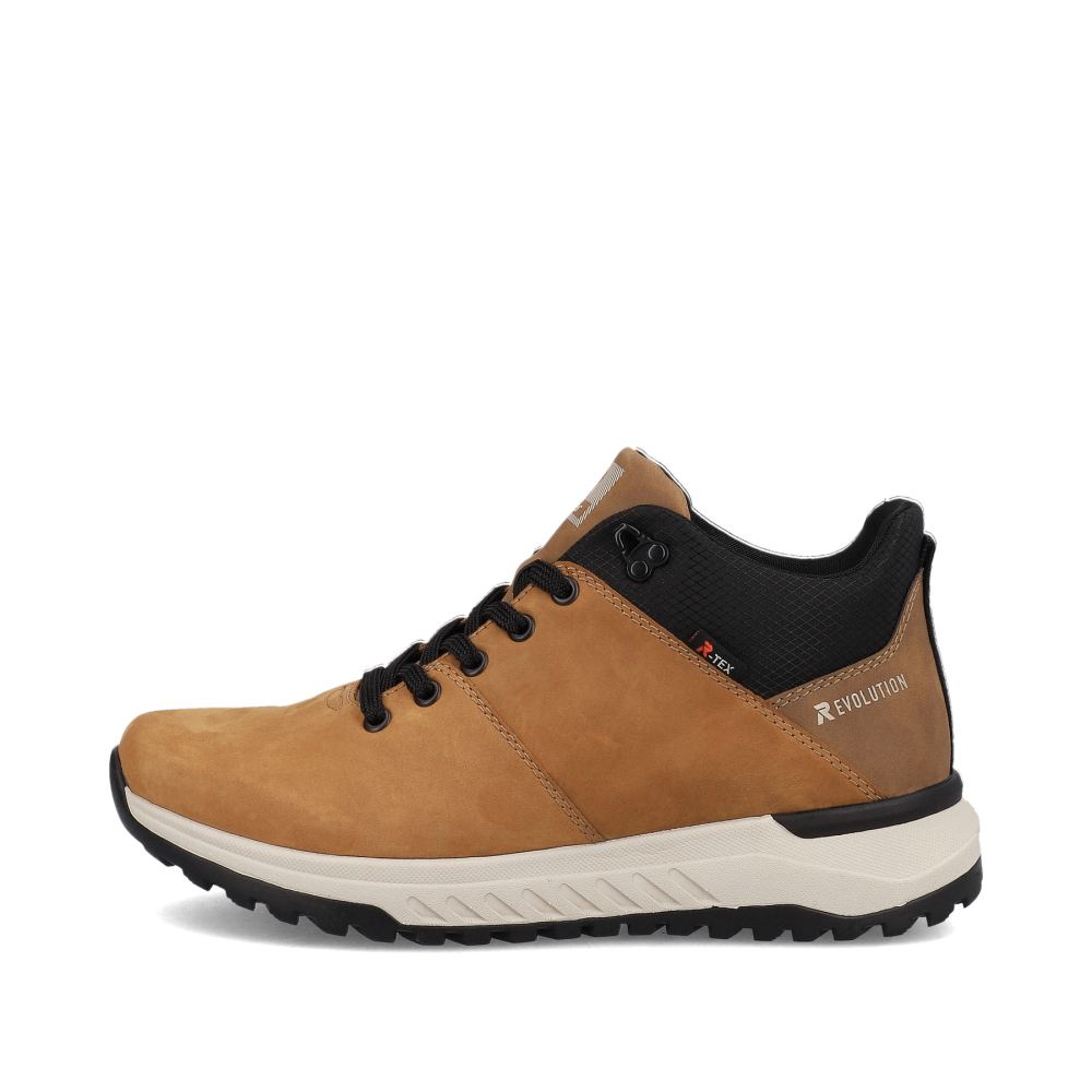 Rieker Evolution Men's High-Top Sneakers - Camel Brown