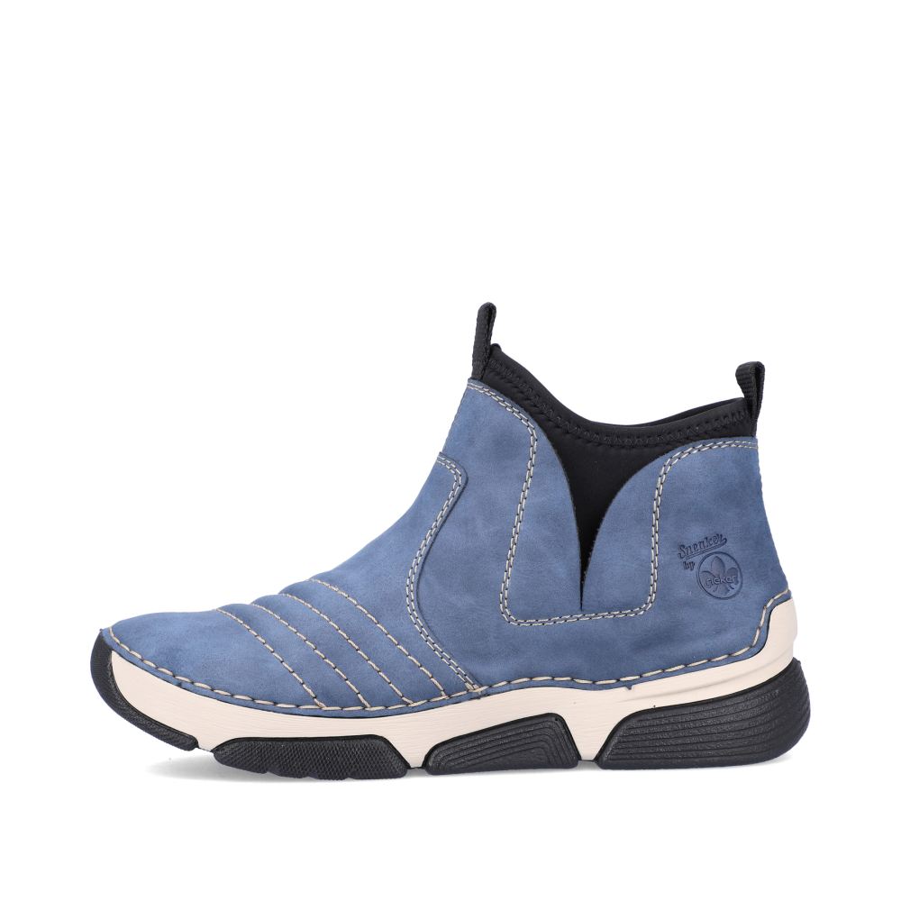 Rieker Women's Short Boots - Blue-Gray